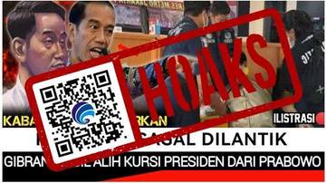 Hoaks Menhan Prabowo Gagal Dilantik Presiden