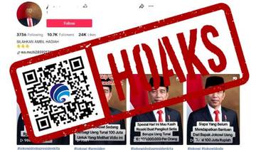 Hoaks Akun TikTok Presiden Jokowi Berisi Konten Giveaway