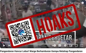 Hoaks Kabupaten Pangandaran Hancur Akibat Gempa Bumi