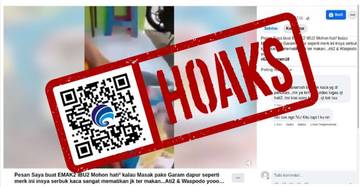 Hoaks Produk Garam Dapur Mengandung Serpihan Kaca