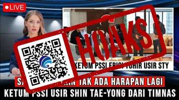 Hoaks Ketua Umum PSSI Erick Thohir Usir STY