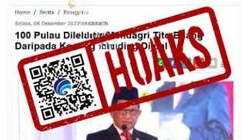 ​Hoaks Seratus Pulau di Indonesia akan Dijual