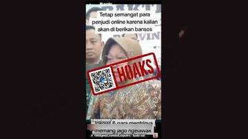 Hoaks Pelaku Judi Online akan Mendapatkan Bansos