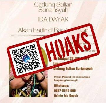 Hoaks Poster Pengobatan Ida Dayak 