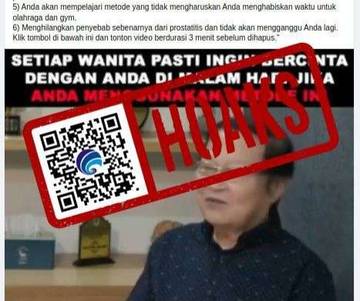 Hoaks Video Obat Sakit Prostat Menggunakan Soda Kue