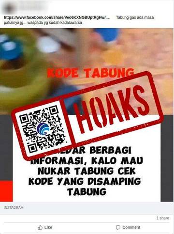 Hoaks Tanggal Kedaluwarsa di Tabung Elpiji 3 Kilogram