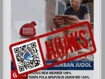 Tautan Pendaftaran Penerima Bansos Korban Judi Online Menyesatkan
