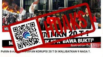 Hoaks Massa Geruduk KPK Bawa Bukti Korupsi IKN
