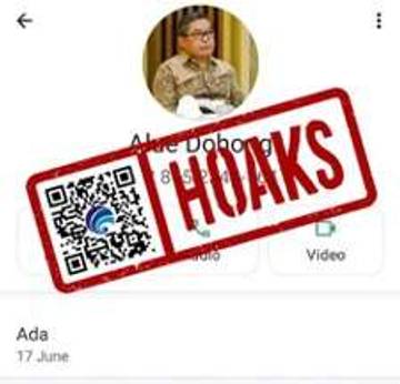 Hoaks Akun WhatsApp Mengatasnamakan Wamen LHK Alue Dohong