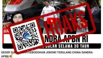 Hoaks Tiongkok Sandera APBN RI Setiap Bulan 