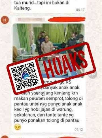 Hoaks Anak Kejang-kejang Gegara Makan Permen Semprot