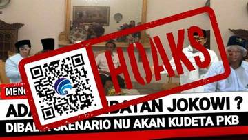 Hoaks Presiden Terlibat Skenario Kudeta PKB