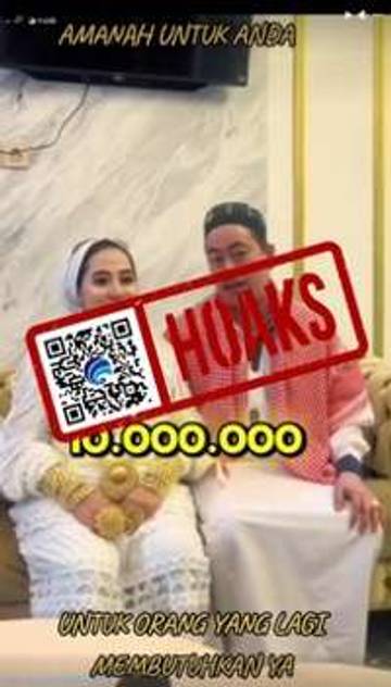 Hoaks Video Pengusaha Agus Salim Bucar Bagikan Rp10 Juta