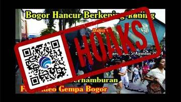 Hoaks Ratusan Rumah di Kota Bogor Rusak akibat Gempa pada 5 Agustus 2024