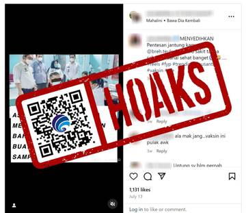 Hoaks Vaksin AstraZeneca Penyebab Jantung Sakit Tanpa Sebab