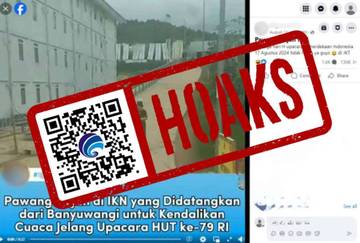 Hoaks, Pawang Hujan Untuk HUT RI Ke-79 IKN