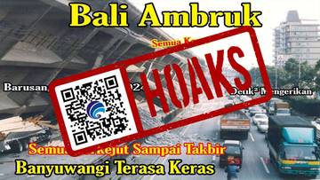 Hoaks Bali dan Banyuwangi Hancur Lebur Diterjang Gempa 