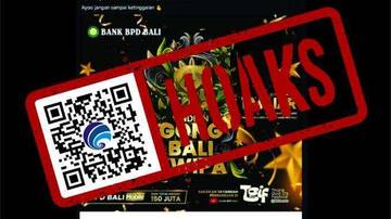 Hoaks Undian HUT RI Berhadiah dari BPD Bali