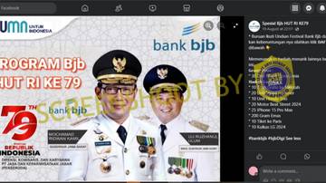 Hoax Undian Berhadiah HUT RI dari Bank BJB