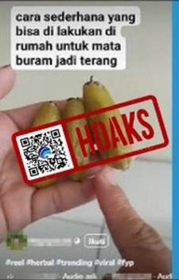 Hoaks Rutin Konsumsi Belimbing Wuluh Sembuhkan Mata Buram