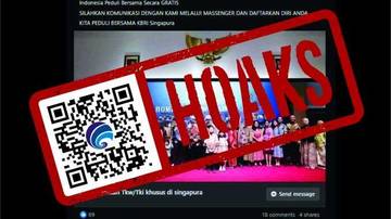 Hoaks Bantuan Dana KBRI Singapura bagi Pekerja Migran