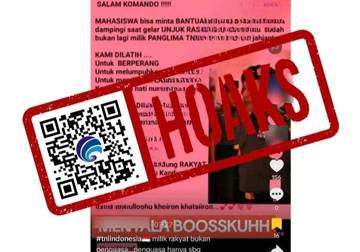 Hoaks Maklumat TNI untuk Rakyat Indonesia 