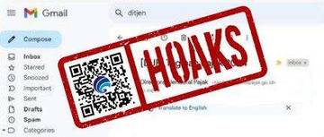 Hoaks Email Mengatasnamakan Direktorat Jenderal Pajak