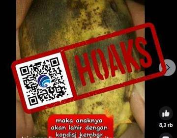 Hoaks Pisang Dempet Sebabkan Anak Lahir Kembar Siam