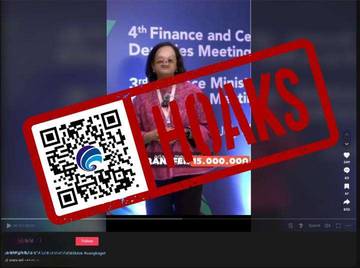 Hoaks Sri Mulyani Bagikan Uang Rp15 Juta