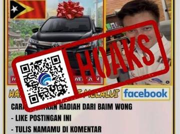 Hoaks Penipuan Giveaway Mobil untuk Warga Timor Leste