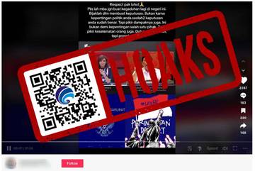 Hoaks Luhut Kritisi Najwa Dukung Demo UU Pilkada 
