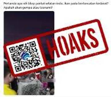 Hoaks Video Ikan Berloncatan Tanda Tsunami dan Gempa
