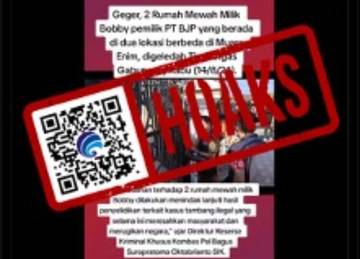 Hoaks Video Tim Gabungan Geledah Rumah Bobby Nasution