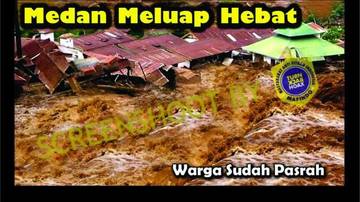 Hoaks Sungai di Medan Mendadak Runtuh