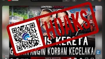 Hoaks Tayangan YouTube Pengalaman Horor Masinis Kereta