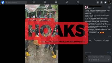 Hoaks Tentara Tiongkok Bentrok dengan TNI di Wilayah Indonesia