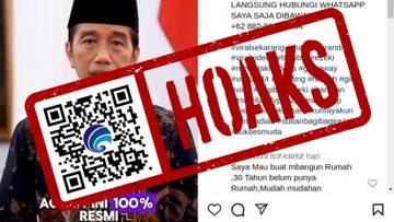 Hoaks Joko Widodo Janjikan Bantuan Modal Usaha dan Bayar Utang