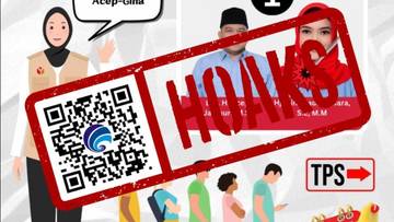 Hoaks Bawaslu Arahkan Masyarakat Coblos Paslon Bupati Karawang
