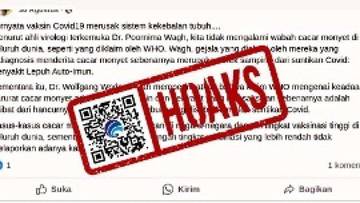 Hoaks Virus Monkeypox Merebak di Semua Negara 