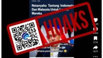 Hoaks Netanyahu Tantang Indonesia dan Malaysia Lawan Israel