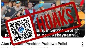 Hoaks Polisi Temukan Mobil Mewah Tom Lembong