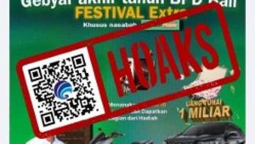 Hoaks Tautan Undian BPD Bali Berhadiah Rp1 Miliar 