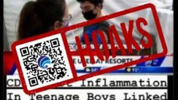 Hoaks Peringatan CDC soal Peningkatan Peradangan Jantung 