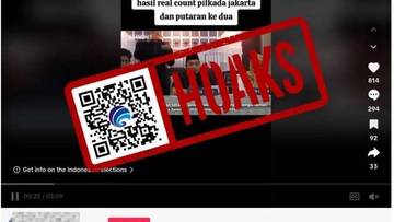 Hoaks KPU Umumkan Hasil dan Putaran Kedua Pilkada DKI Jakarta 