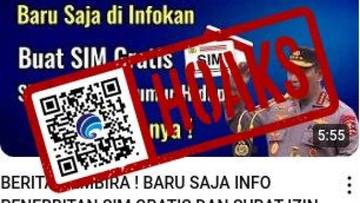 Hoaks Program Baru Pembuatan SIM Gratis dan Seumur Hidup