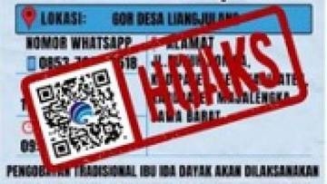 Hoaks Pendaftaran Pengobatan Ida Dayak di Kabupaten Majalengka 