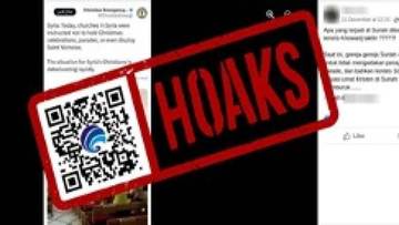 Hoaks Gereja Suriah Dilarang Rayakan Natal