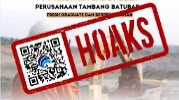 Hoaks Informasi Loker PT Arutmin Indonesia 