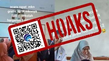 Hoaks Siswa Diwajibkan Membeli Wadah Makan Siang Gratis