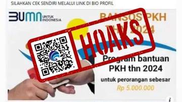 Hoaks Pendaftaran Bansos Akhir Tahun Rp5 Juta Mengatasnamakan BUMN